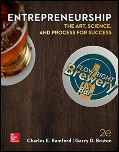 Entrepreneurship The Art, Science, And Process For Success, 3e Charles E. Bamford, Garry D. Bruton, Instructor's Manual