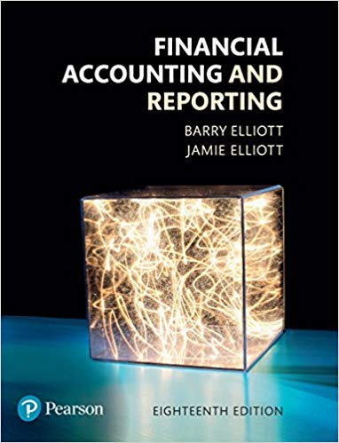 Financial Accounting And Reporting 18th Edition, 18e Barry Elliott, Instructor's Manual