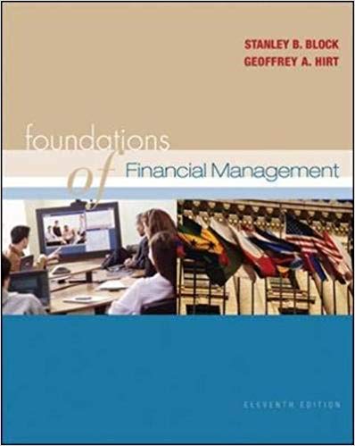 Foundations Of Financial Management, 11e Stanley Block, Test Bank