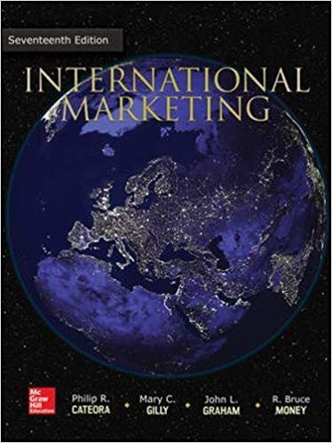 International Marketing, 17e Philip R. Cateora, Mary C. Gilly, John L. Graham, Test Bank