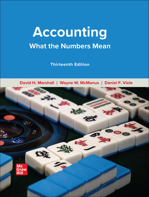 Accounting What The Numbers Mean 13th Edition By David Marshall And Wayne Mcmanus And Daniel Viele 2022 Instructor's Solution Manual
