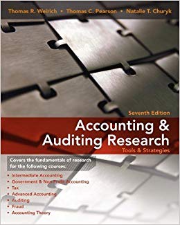 Accounting Auditing Research Tools Strategies 7th Edition Weirich Pearson Churyk.jpg