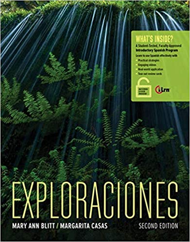 Exploraciones 2nd Edition Mary Ann Blitt Margarita Casas Test Bank.jpg