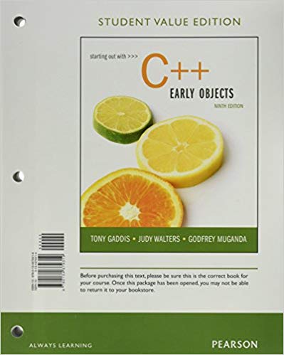 Starting Out With C Early Objects 9e Tony Gaddis Judy Waltersgodfrey Muganda Instructor Solutions Manual.jpg