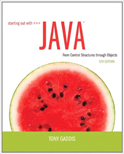 Starting Out With Java From Control Structures Through Objects 5e Tony Gaddis Test Bank.jpg