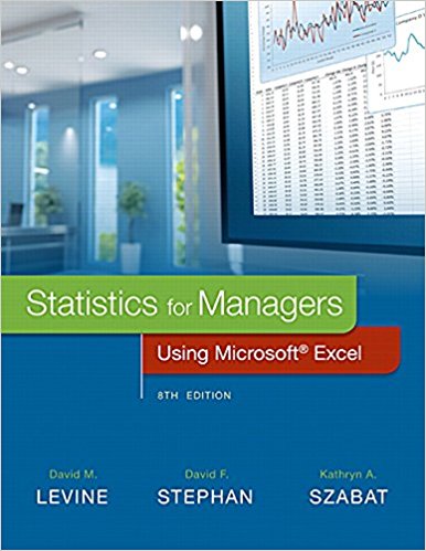 Statistics For Managers Using Microsoft Excel 8e David M. Levine David F. Stephankathryn A. Szabat Test Bank.jpg
