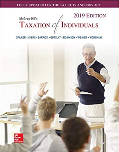 Taxation Of Individuals 2019 Edition 10e C. Spilker C. Ayers Barrick Outslay Test Bank 2.jpg