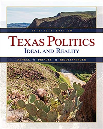 Texas Politics 2015 2016 13th Edition Charldean Newell David F. Prindle Test Bank.jpg